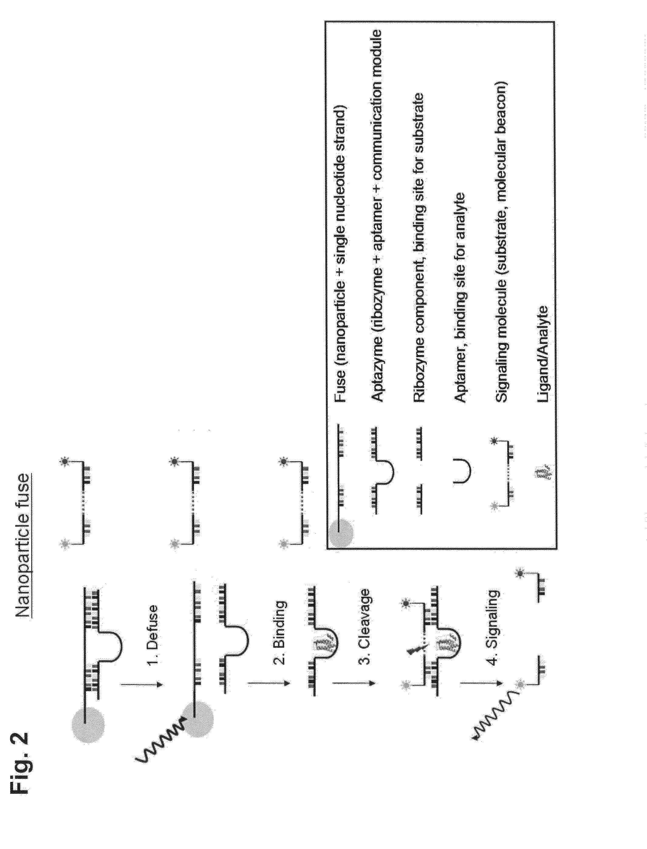 Aptamer sensor device