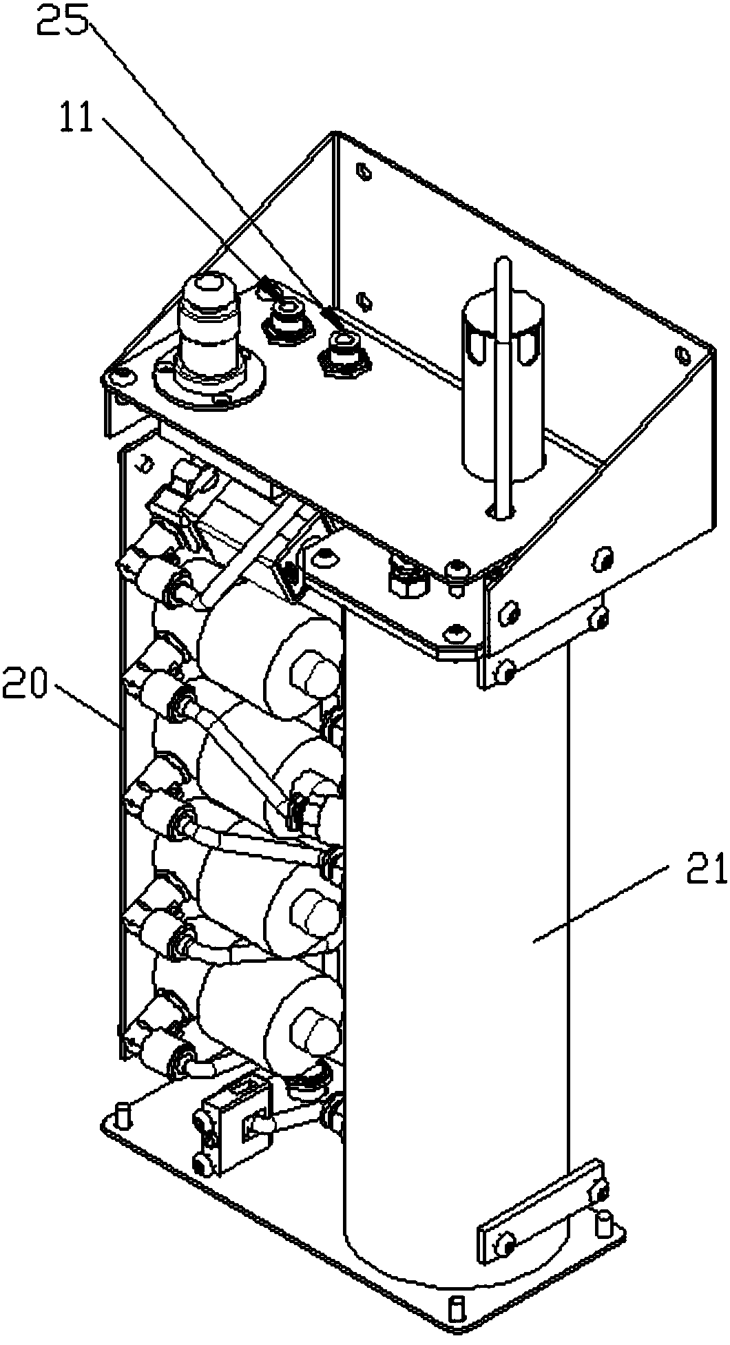 A flotation column dosing system and dosing method
