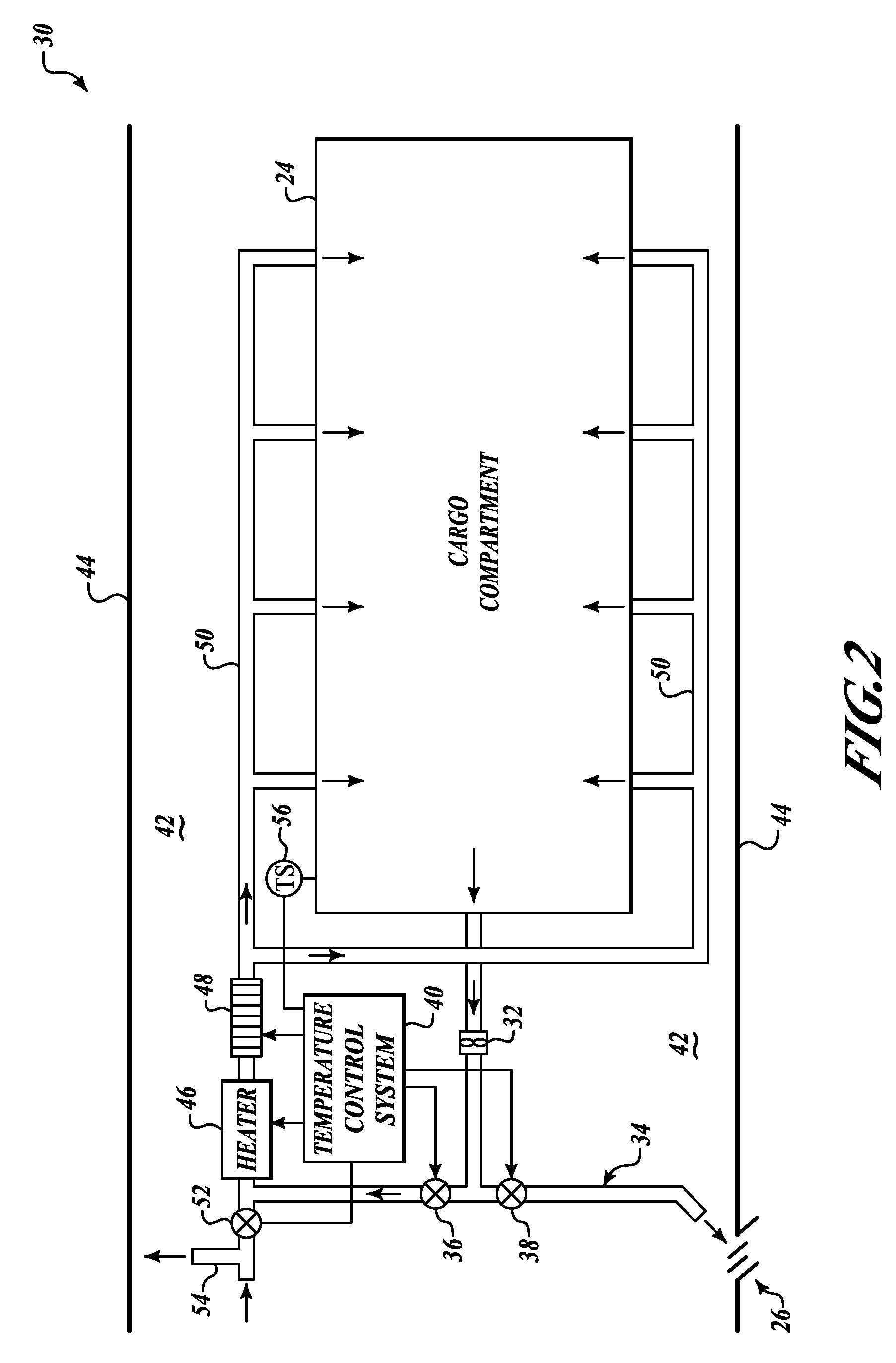 Systems and methods for cargo compartment air conditioning using recirculated air