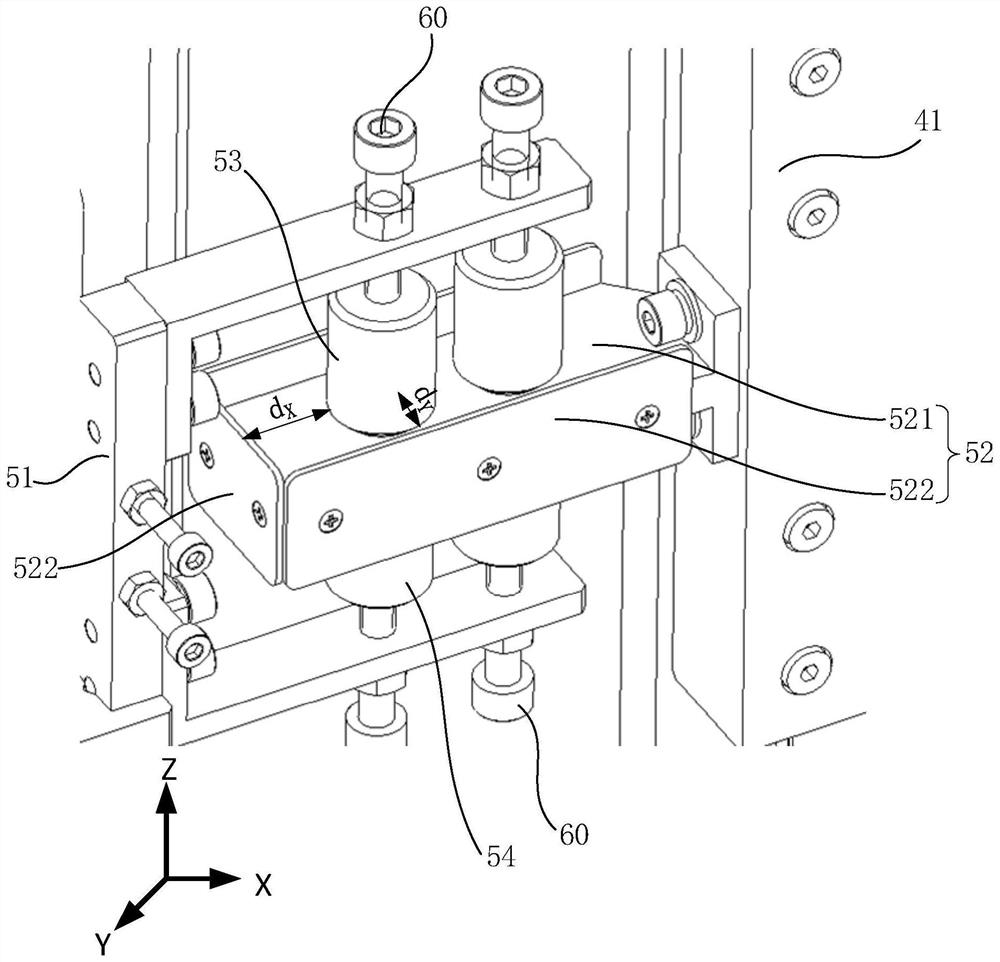 Sealing door device and photoetching equipment