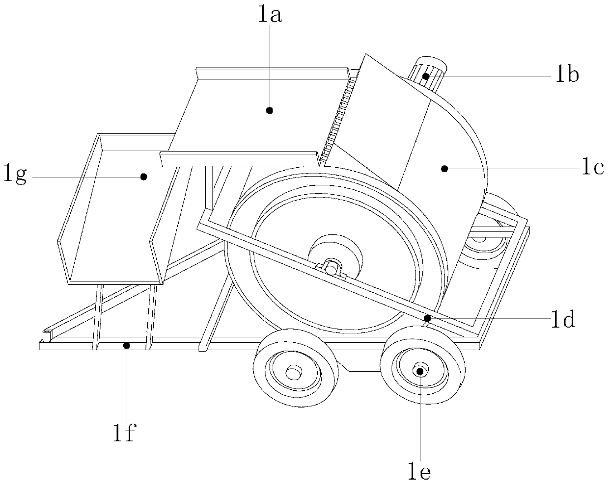 Pressure sensing pickup principle based comb-type roller pick-up machine