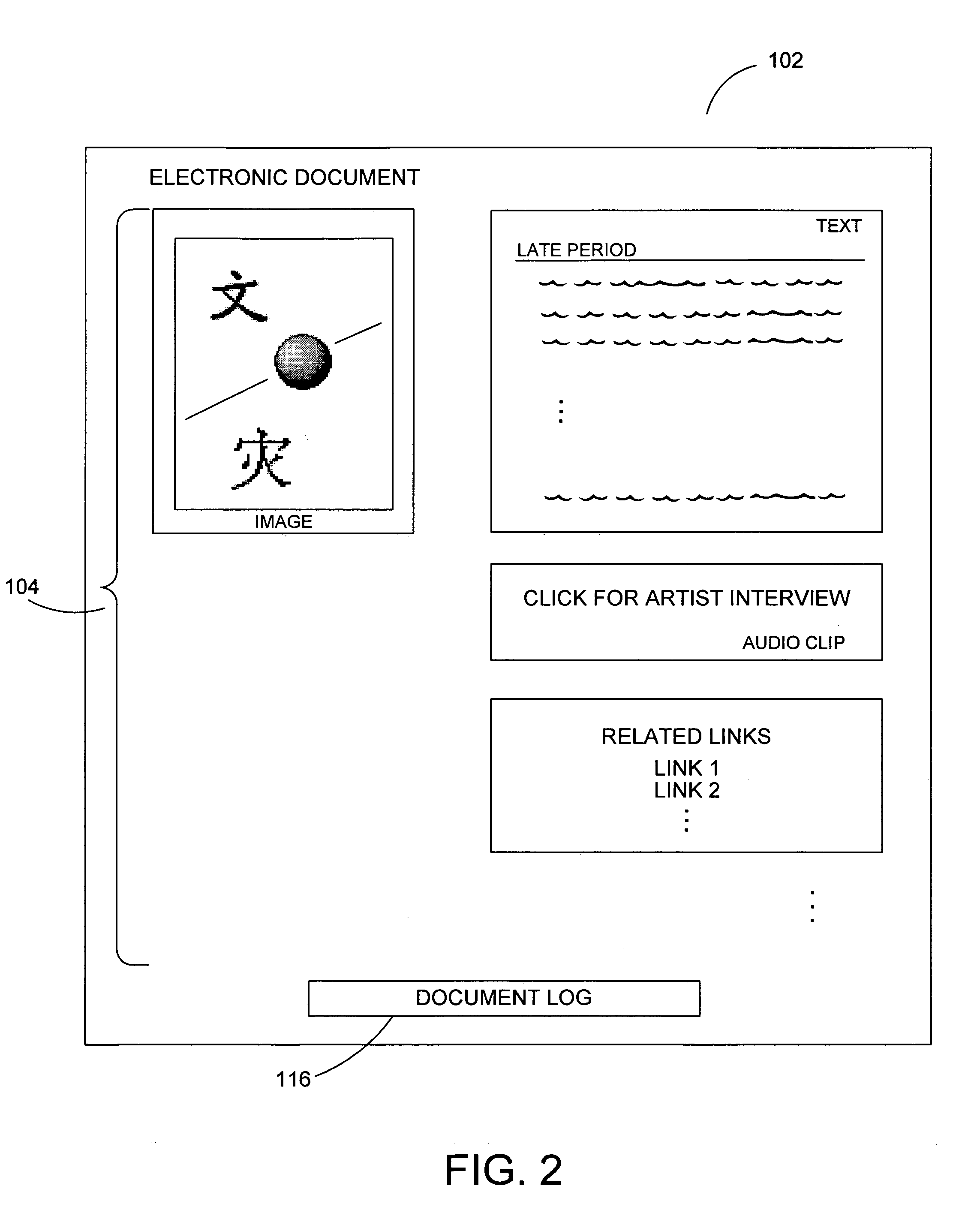 System and method for management of a componentized electronic document retrievable over a network