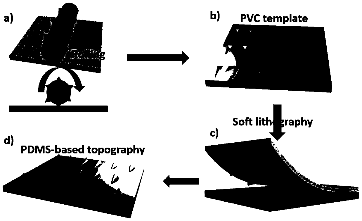 A drag-reducing micro-nano composite structure for hull and its preparation method