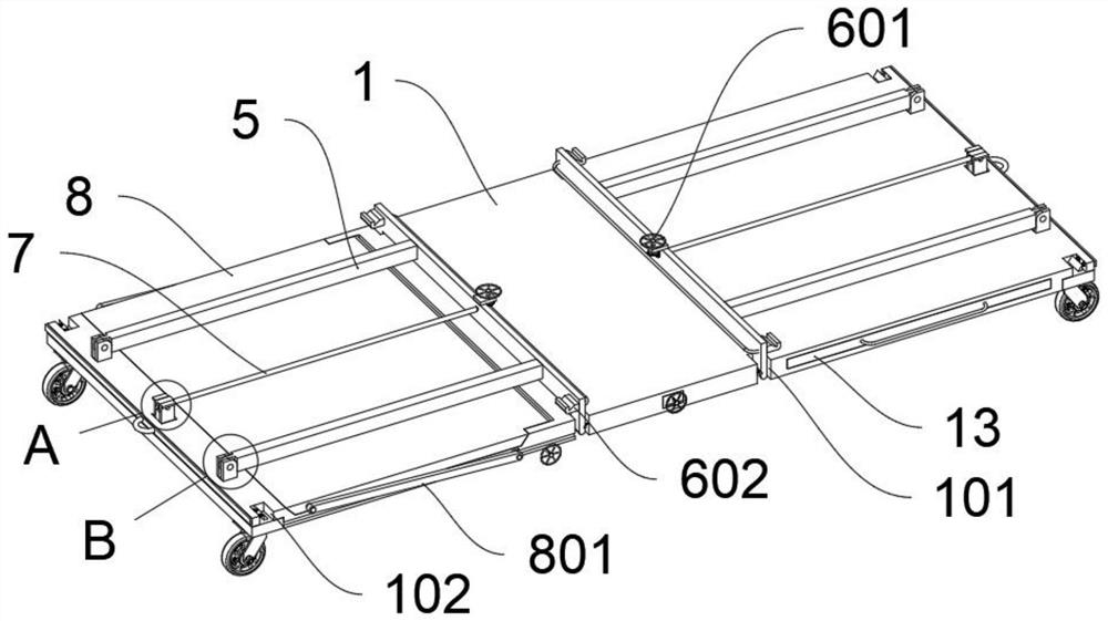 Convenient stretcher for emergency departments