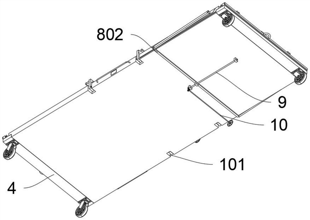 Convenient stretcher for emergency departments