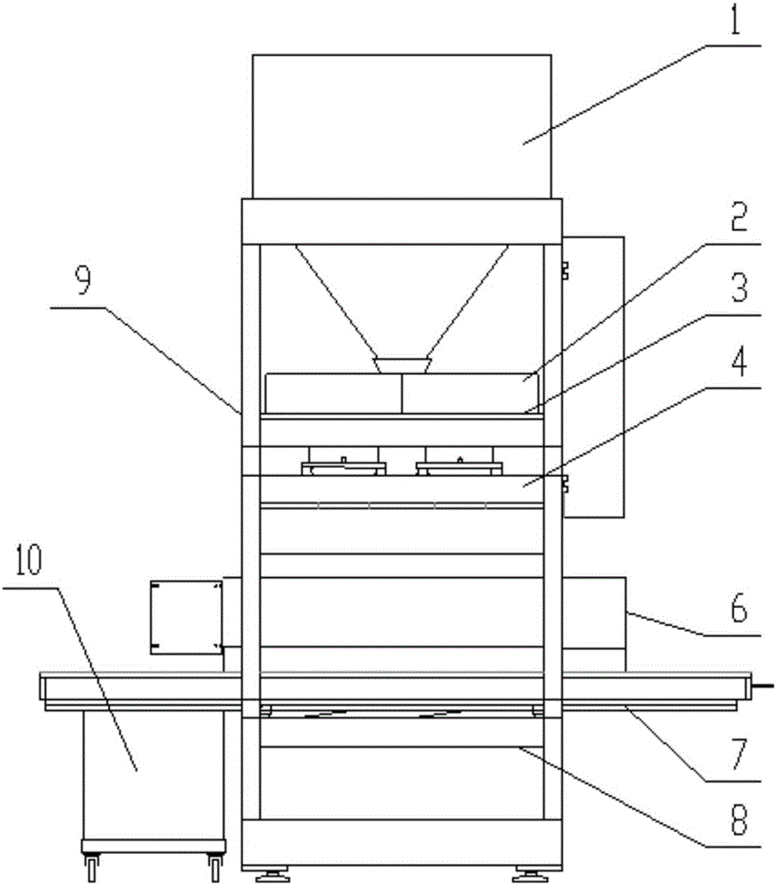 Refractory brick raw material weighing and transporting system
