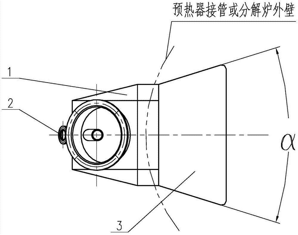Combined adjustable material spreading device