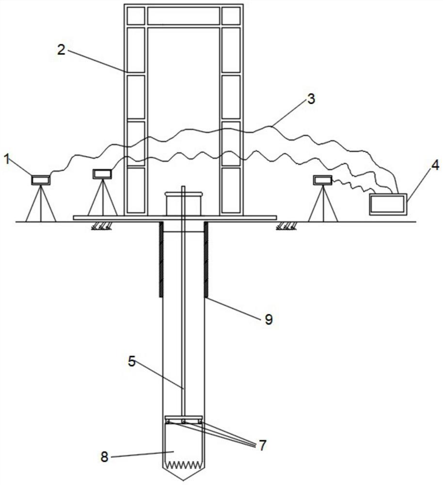 Drilling verticality monitoring and deviation rectifying method along with drilling process