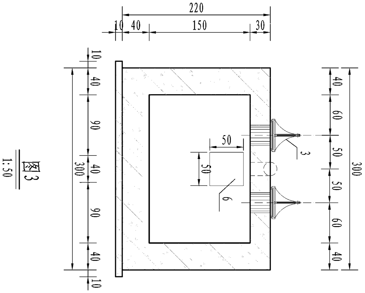 Collapsible cantilever gate type inlet structure for medium and small size reservoir water conveyance tunnel