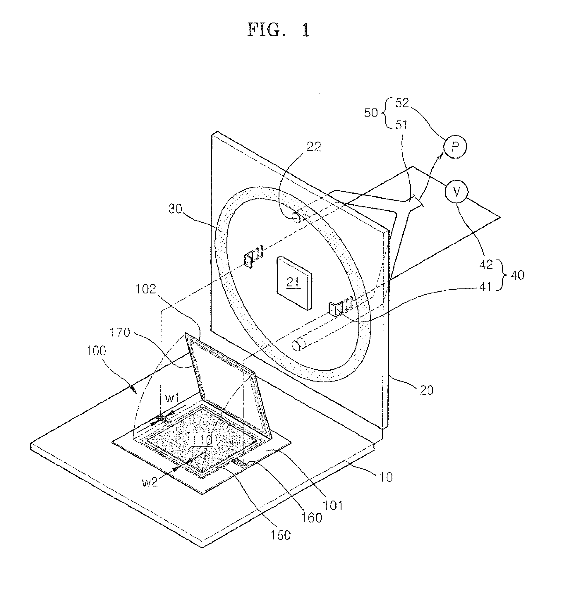 Joule Heat Encapsulating Apparatus and Encapsulating Method Using the Same