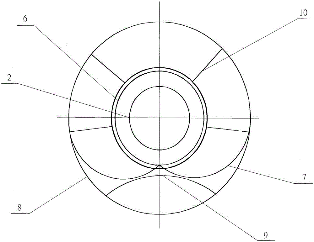 Manufacturing method of medium temperature heat pipe heat collecting pipe for solar energy internal concentration