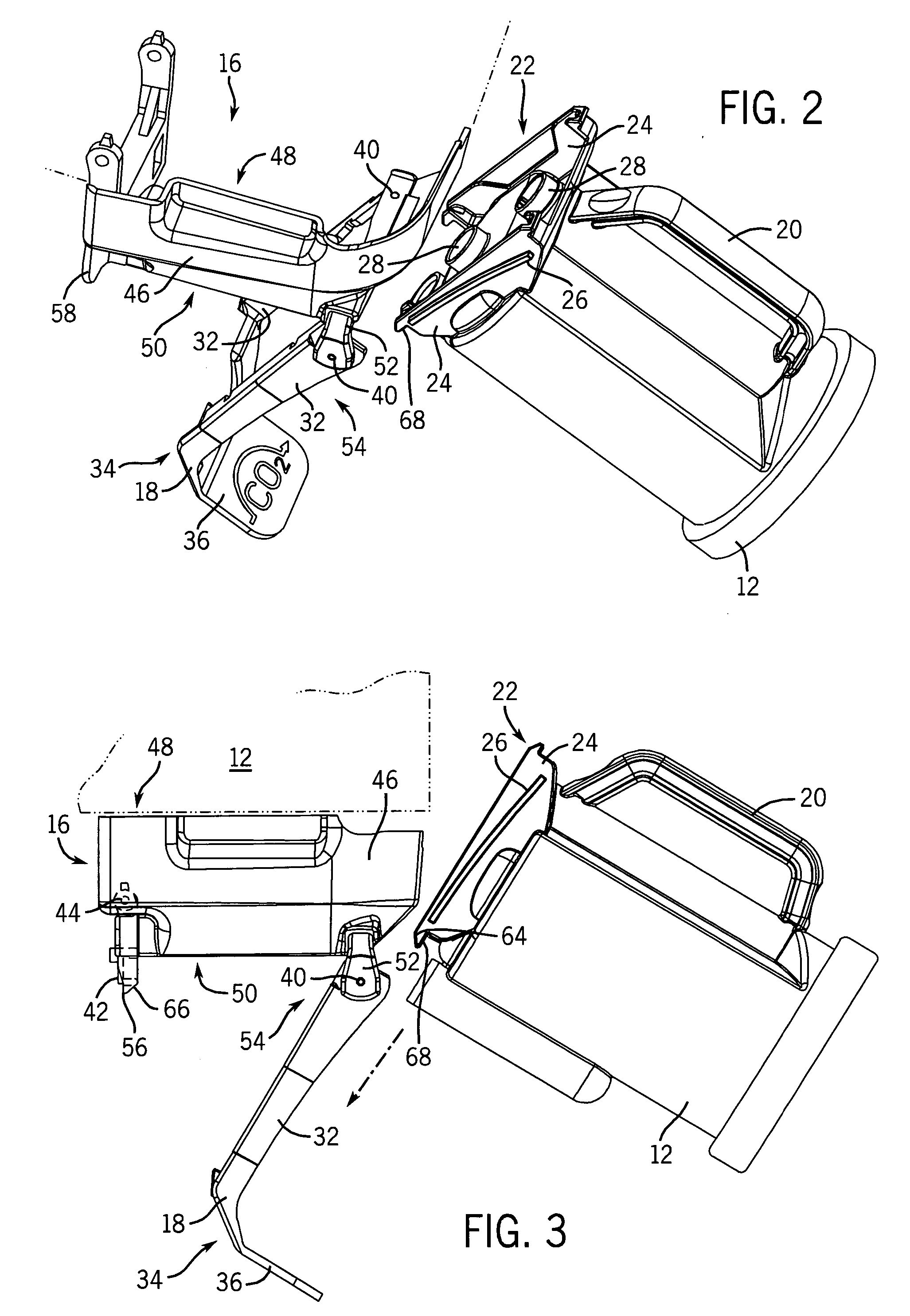 Carbon dioxide absorber canister attachment
