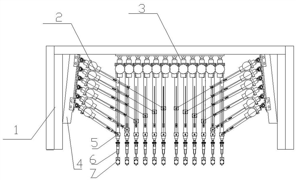 Flexible pressing mechanism for glass forming