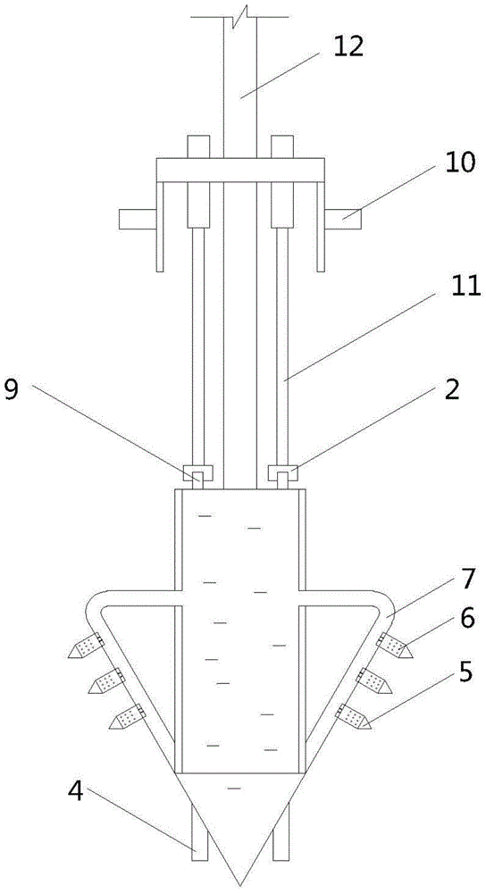 Guniting processing device for pavements on soft foundations
