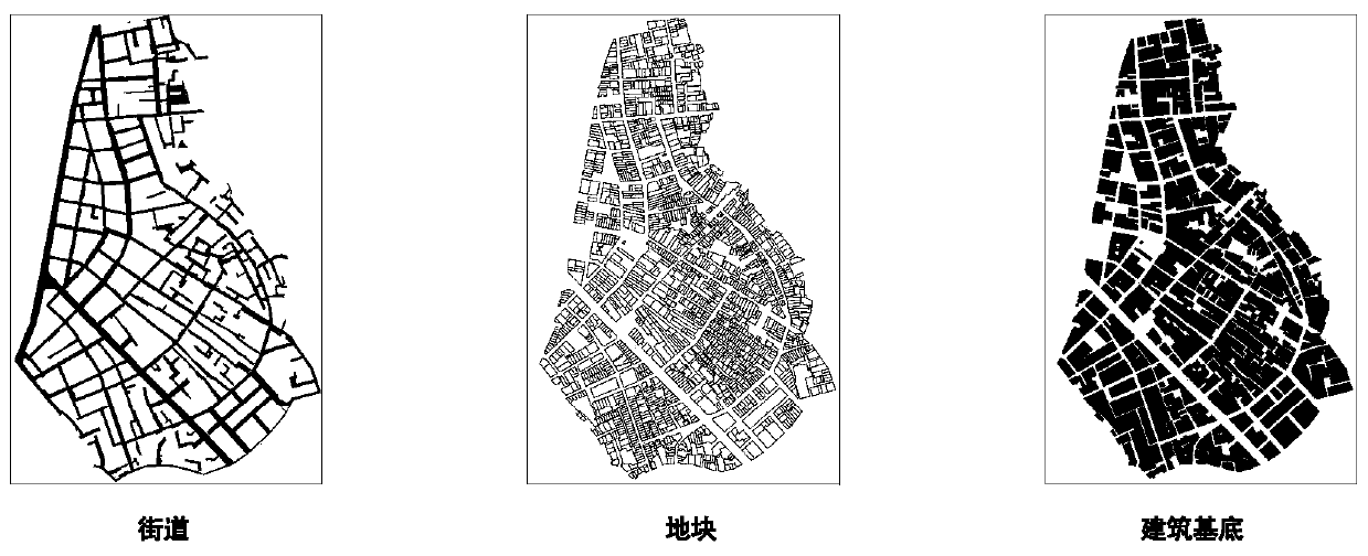 Analysis and control method of urban form based on three elements of plane pattern and fractal calculation