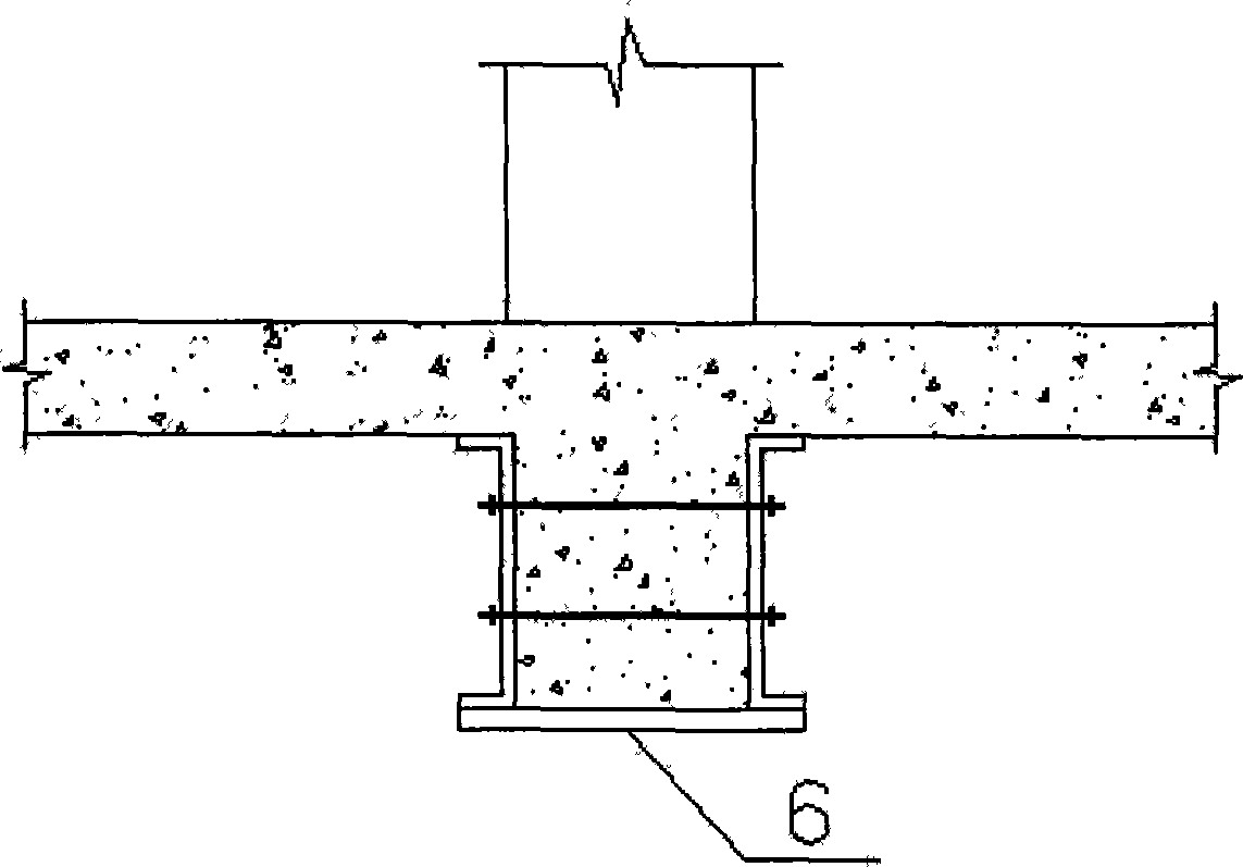 Old house reinforcing structure and reinforcing method thereof