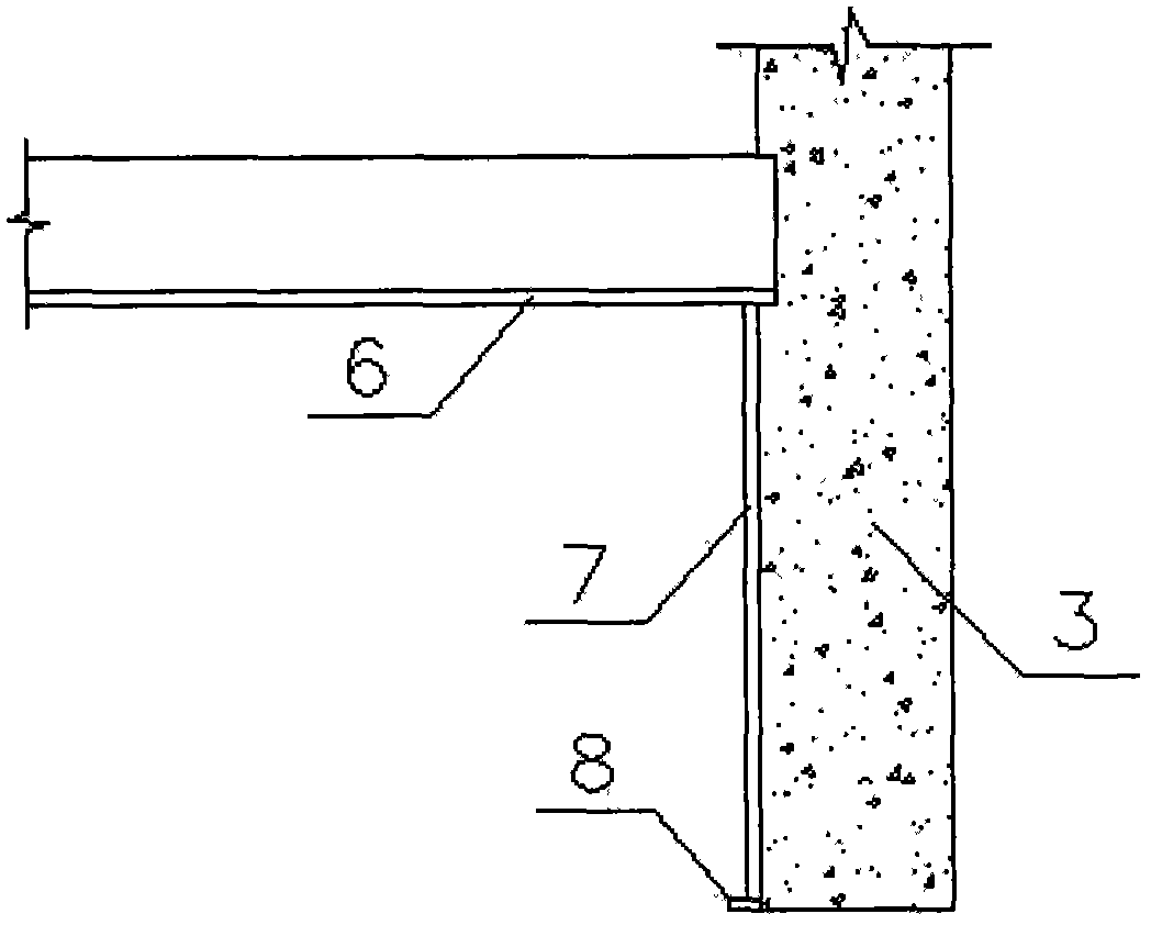 Old house reinforcing structure and reinforcing method thereof