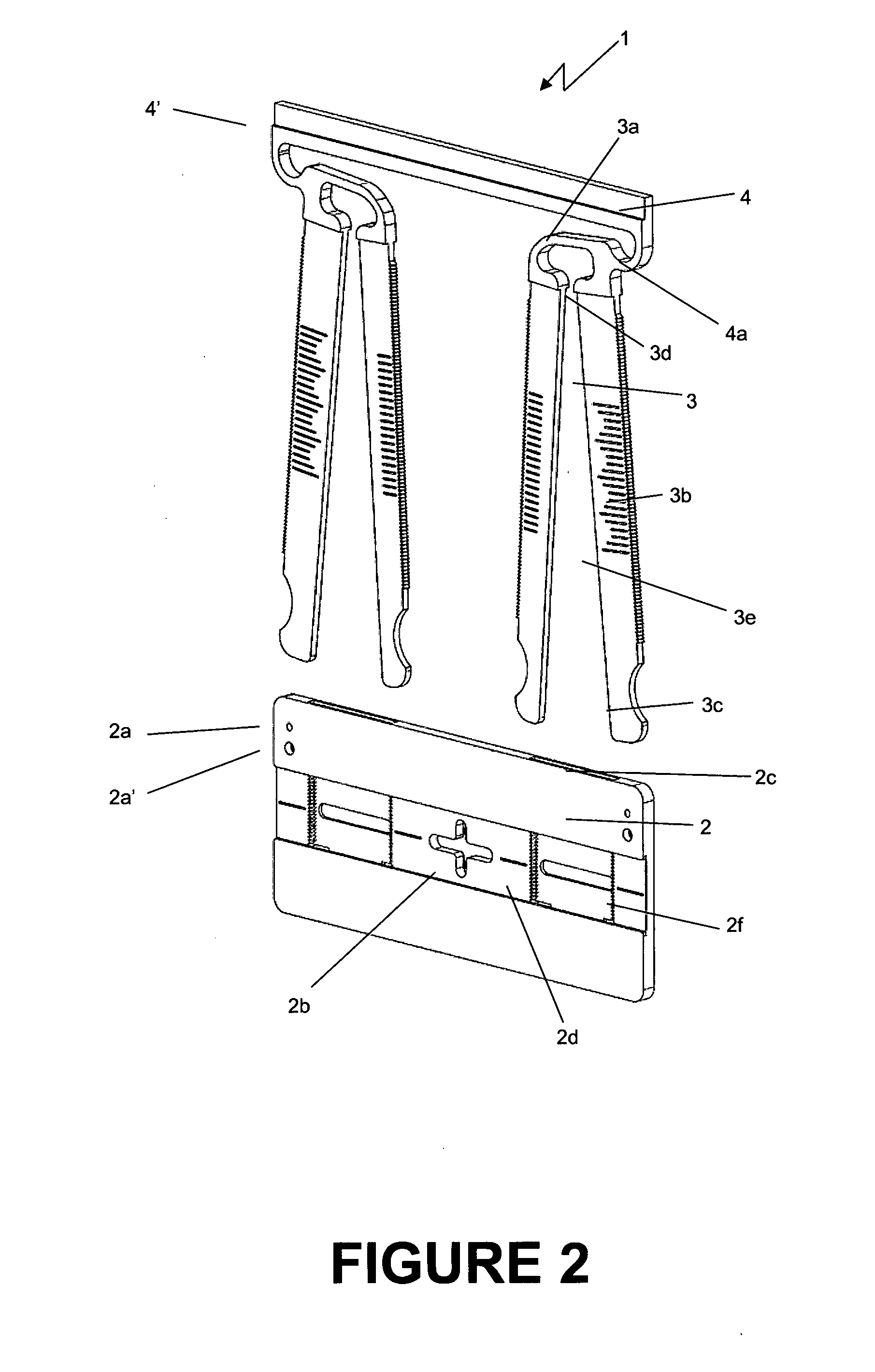 Apparatus for hanging a framed picture