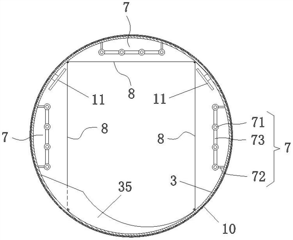 Curing device for accelerating curing of puffed food