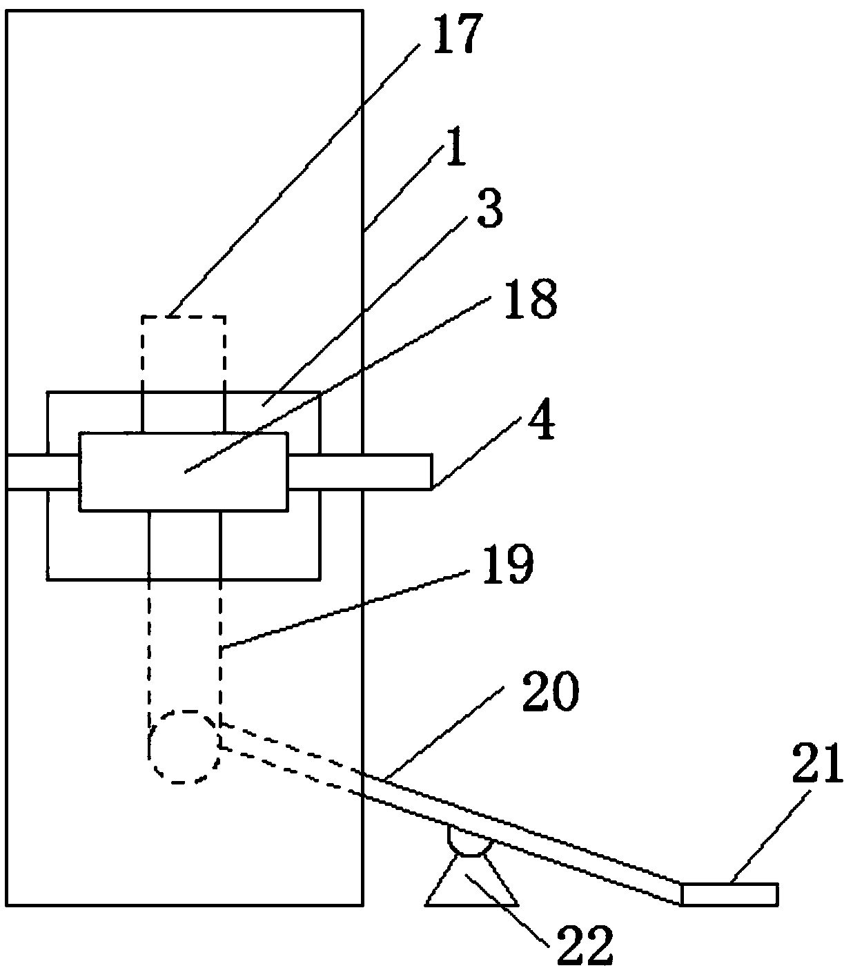 Automobile washer gas detection device