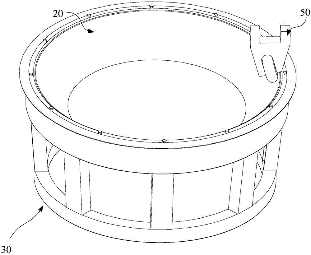 Antenna reflector machining device