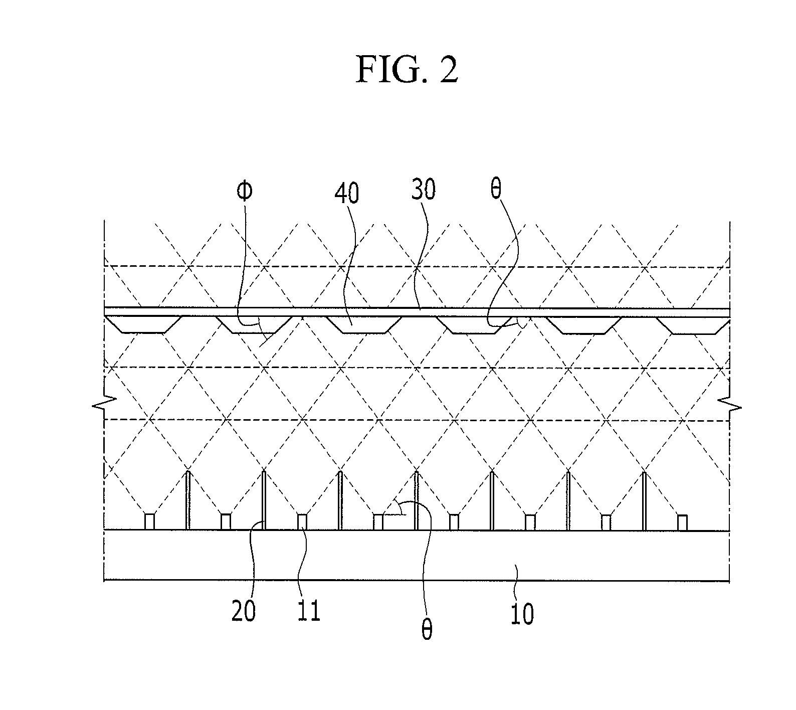 Device and method for depositing organic material