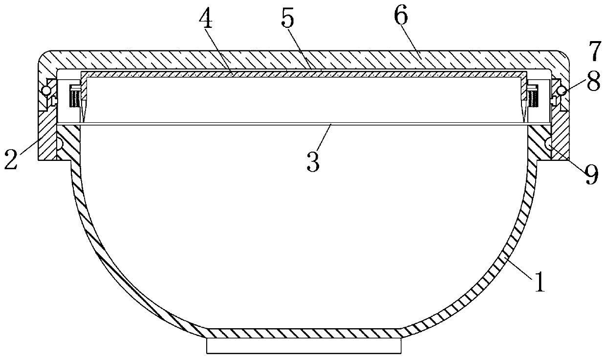 Cup body and opening mechanism capable of opening plastic sealing film conveniently