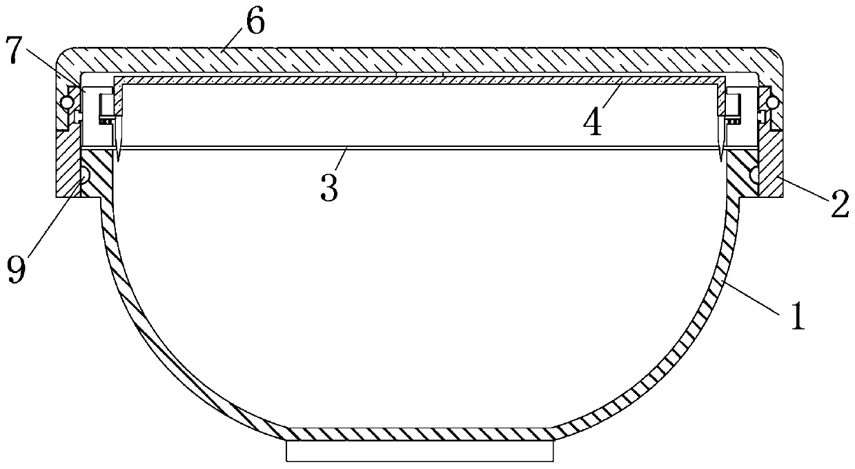 Cup body and opening mechanism capable of opening plastic sealing film conveniently