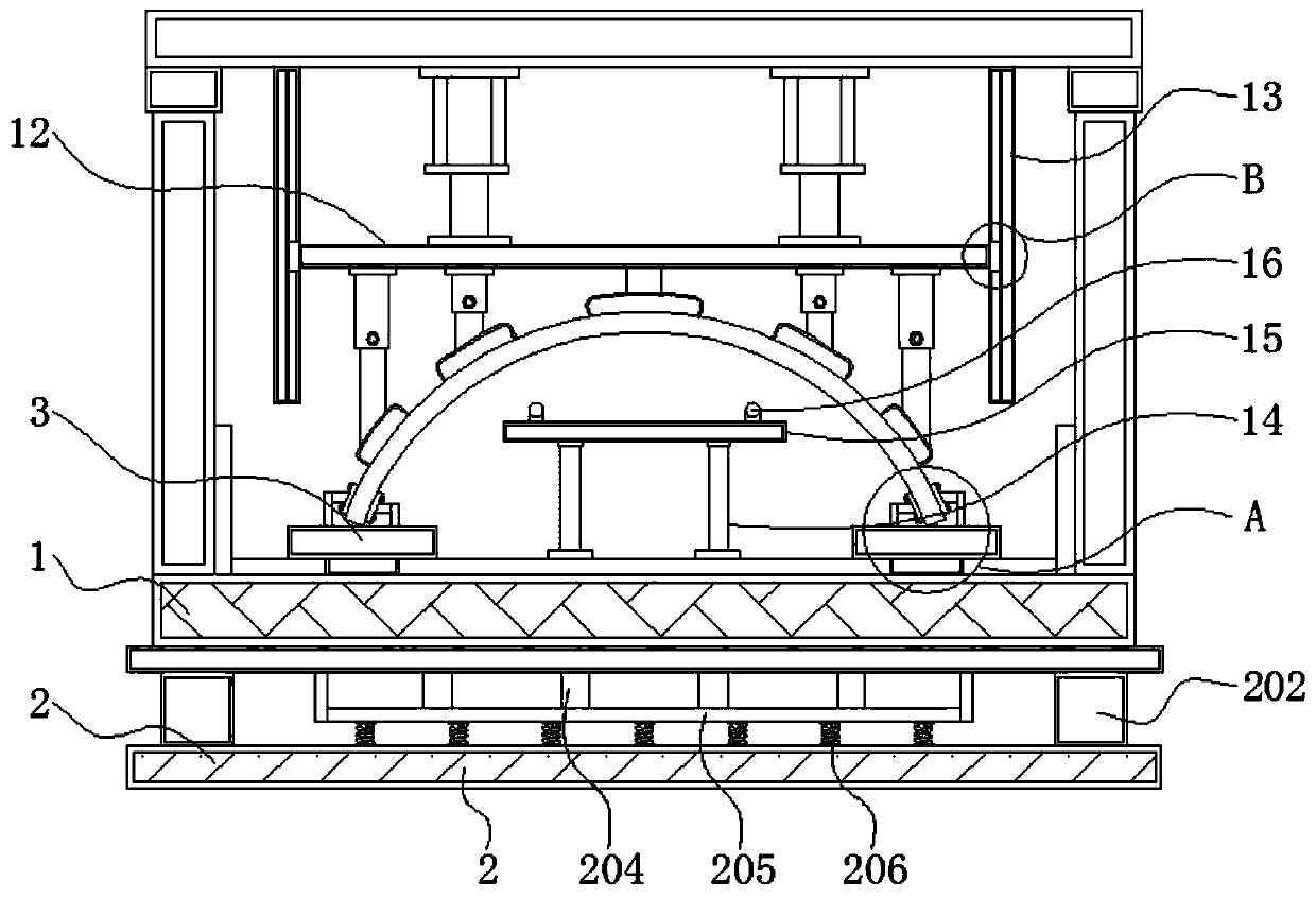 Shield segment bending performance test method