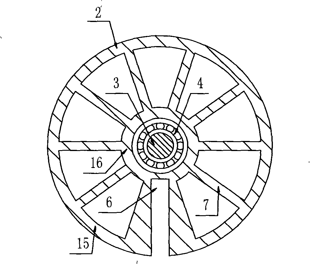 Dual rotors translation type rotary compressing device