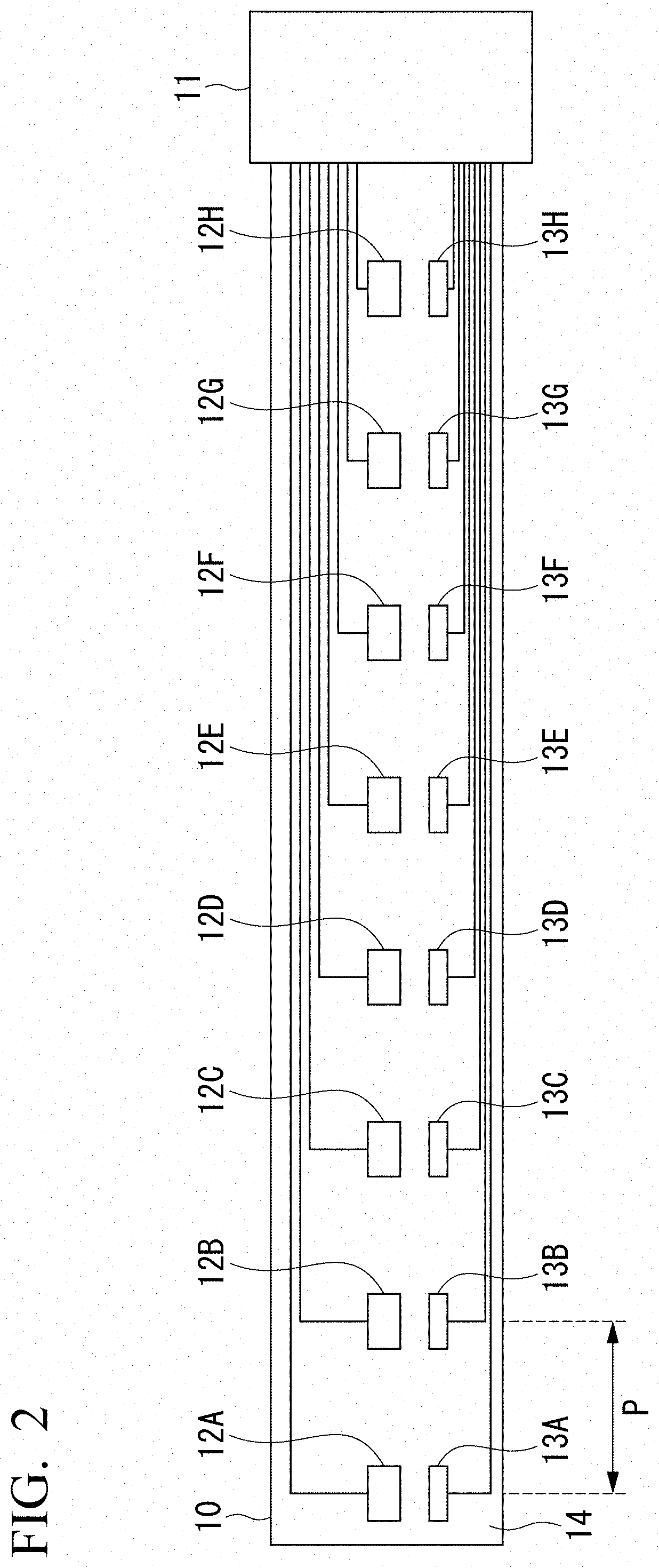 Measurement device, shape estimation device, measurement method, shape estimation method, and non-transitory recording medium recording program