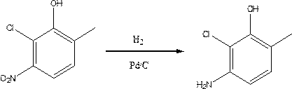 Preparation and purification method of 6-chloro-5-amino o-cresol