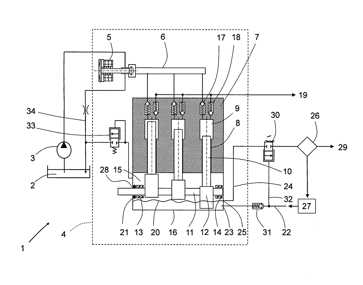 Fuel system and method for reducing fuel leakage from a fuel system