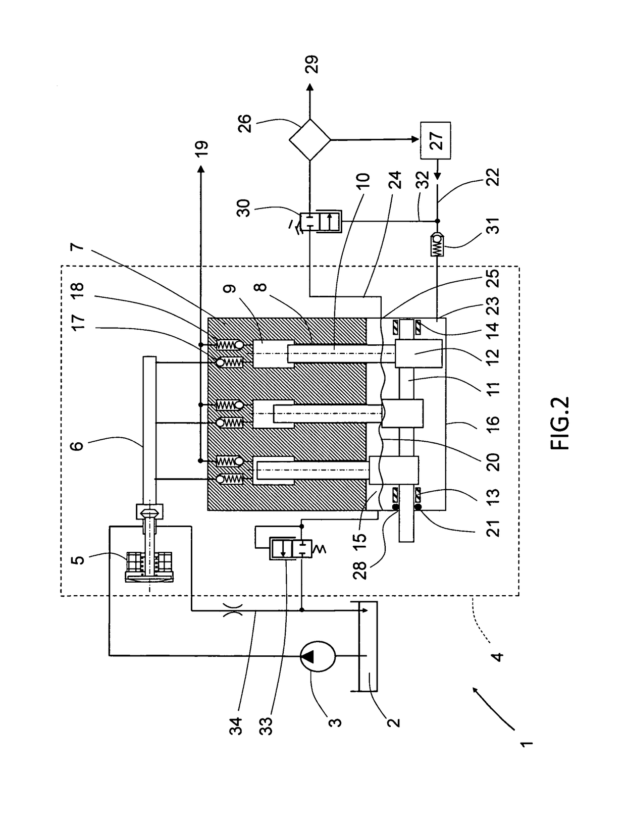 Fuel system and method for reducing fuel leakage from a fuel system