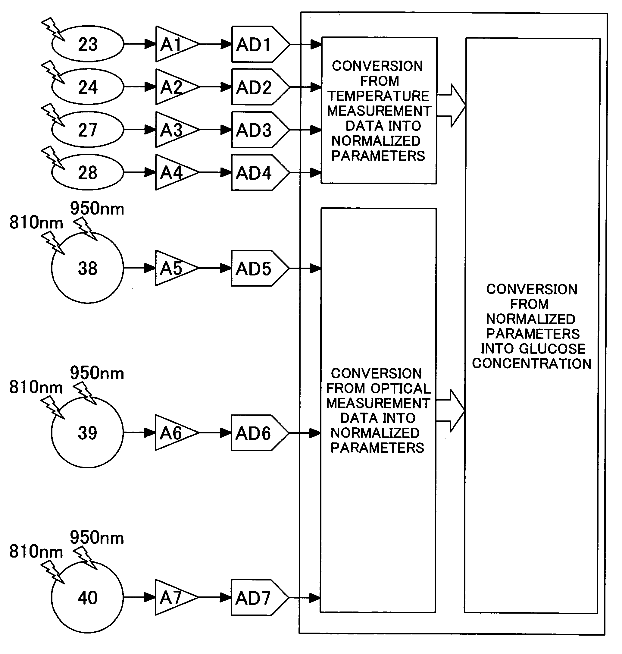 Optical measurement apparatus and blood sugar level measuring apparatus using the same