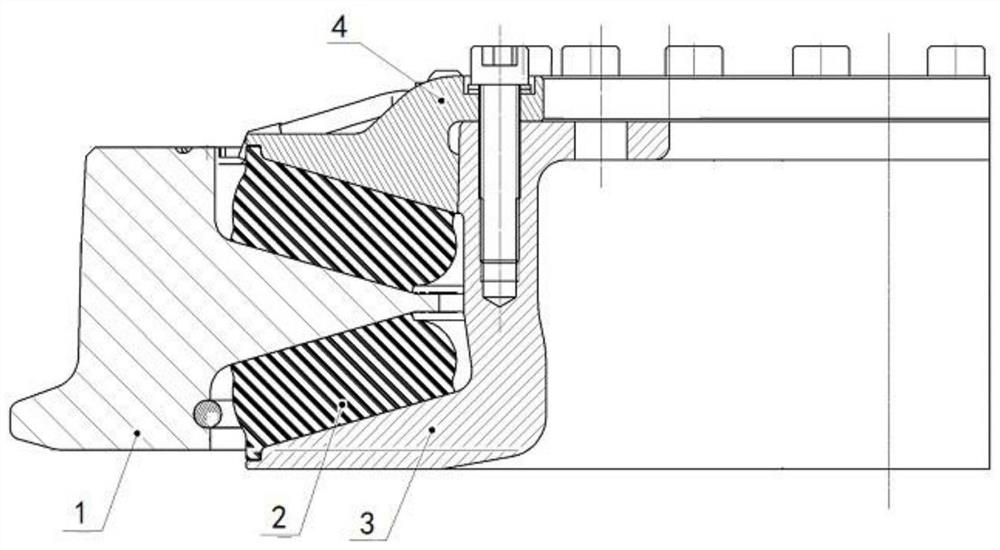 A kind of preparation method of elastic wheel core