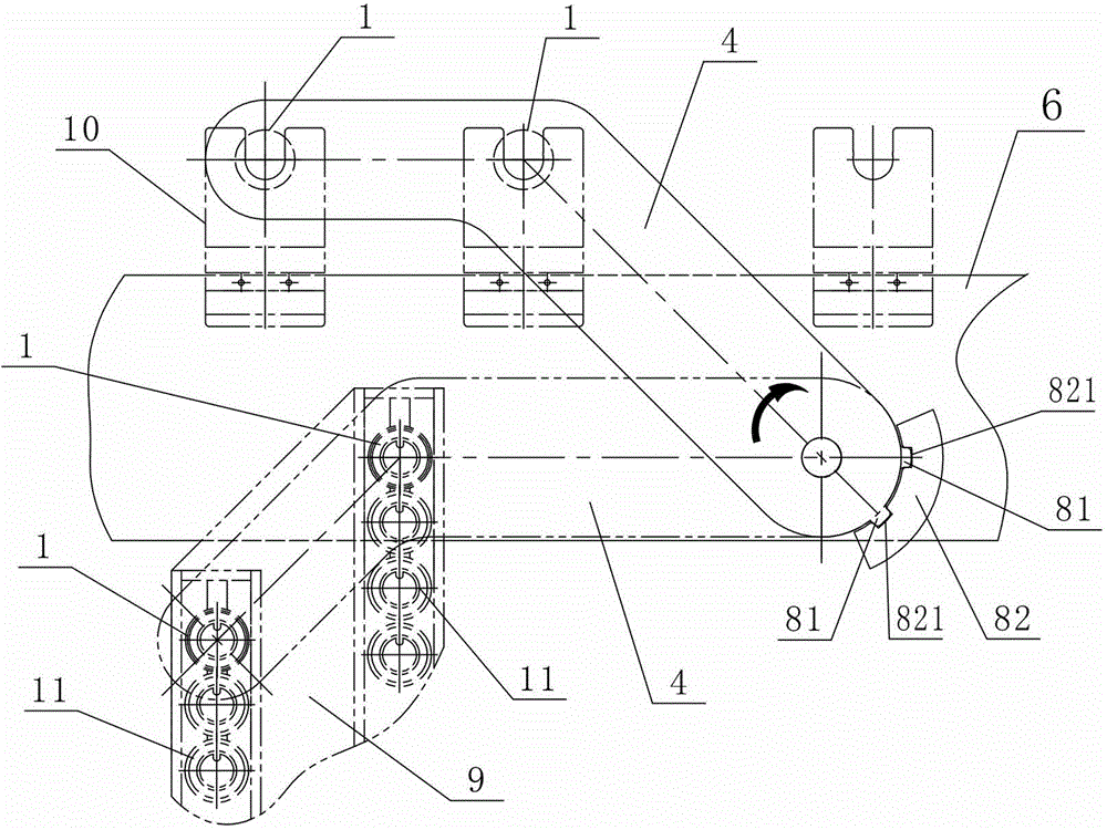 Feeding device for soft infusion bag production line