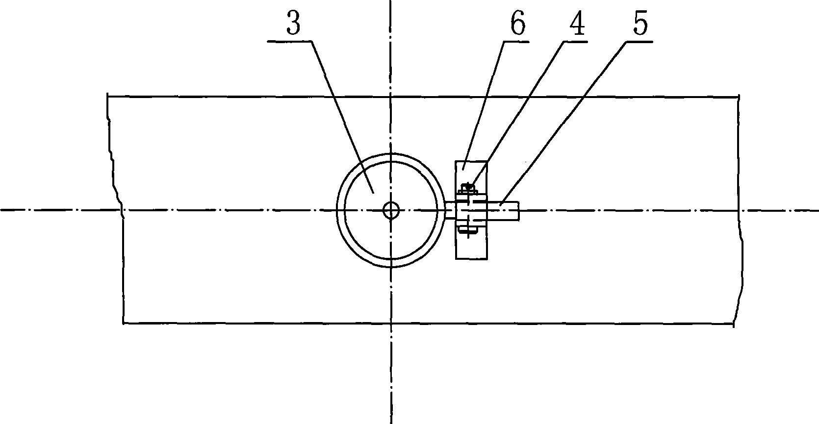 Axial spacing stopper pin device