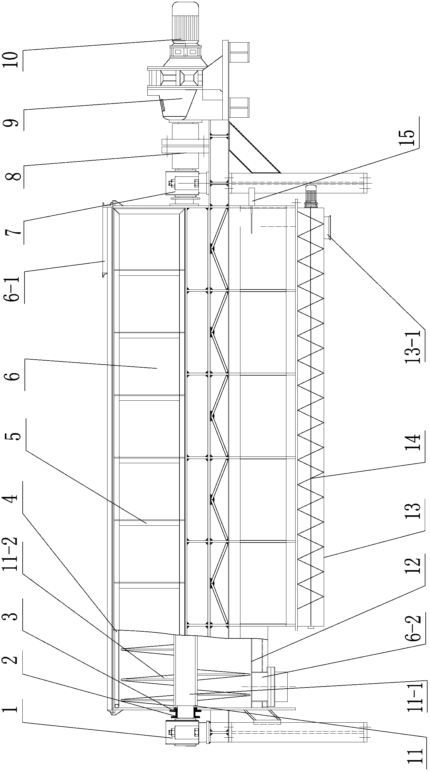 Organic waste anaerobic digestion treatment method