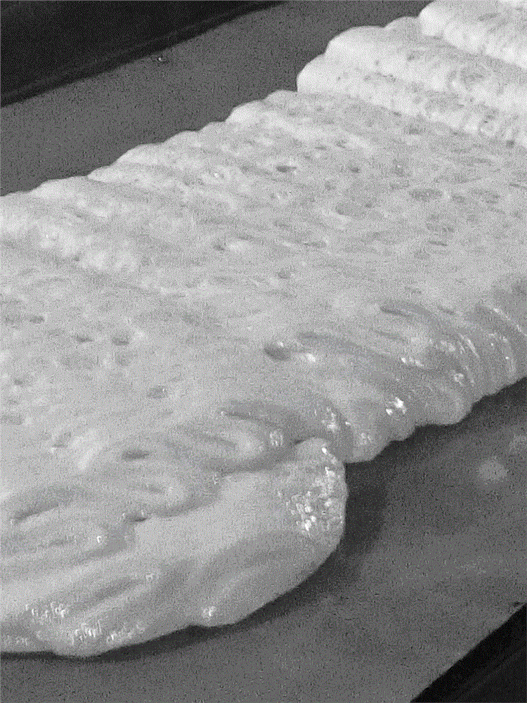 Preparation method of foamed polyester slurry