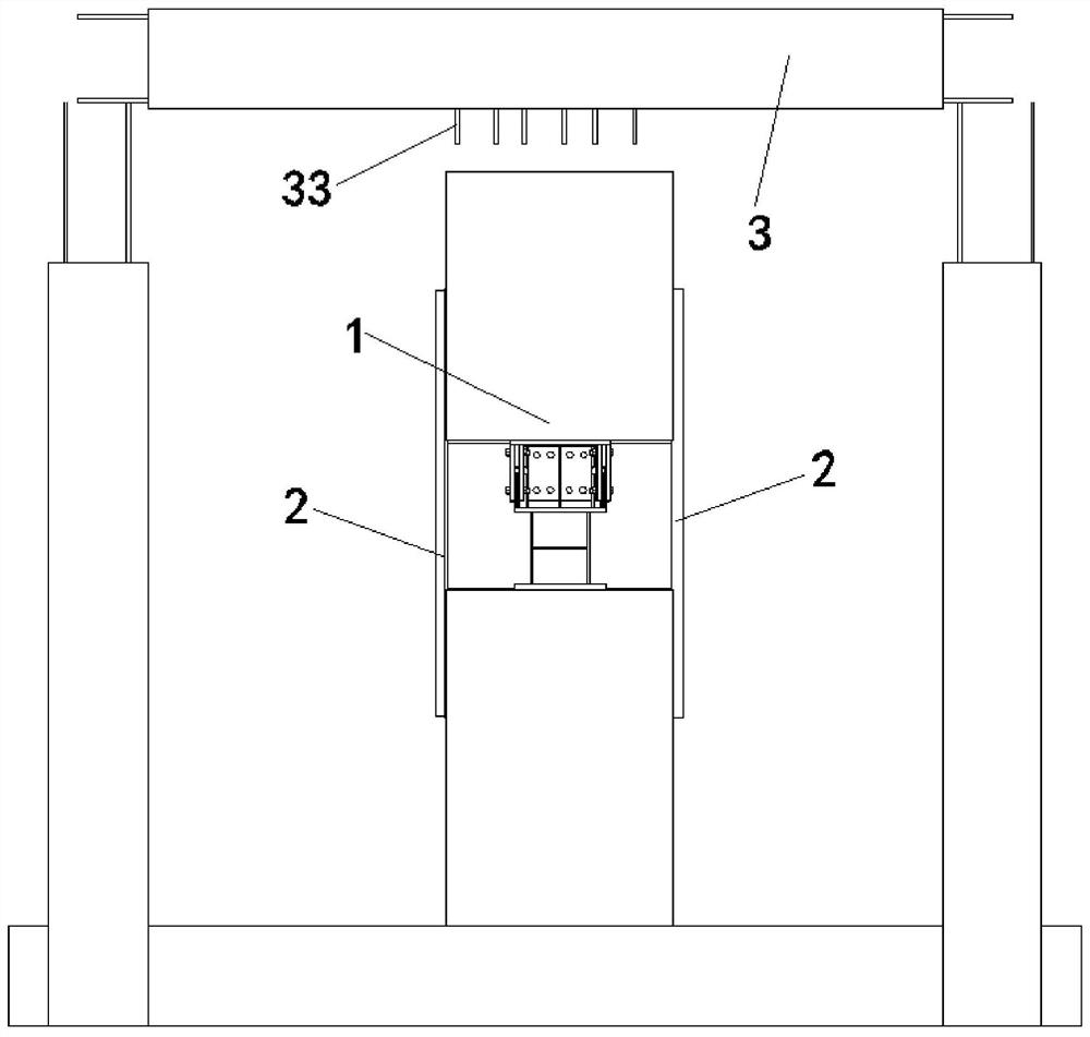 Machining and mounting method of buttress connecting joint with energy dissipation and adjustment functions