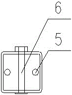 Telescopic device of comb plate type multi-direction deflecting bridge and twisting method