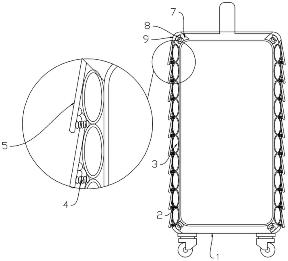 Anti-falling luggage