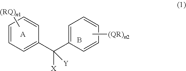 Compound containing diphenylmethane structure and use thereof