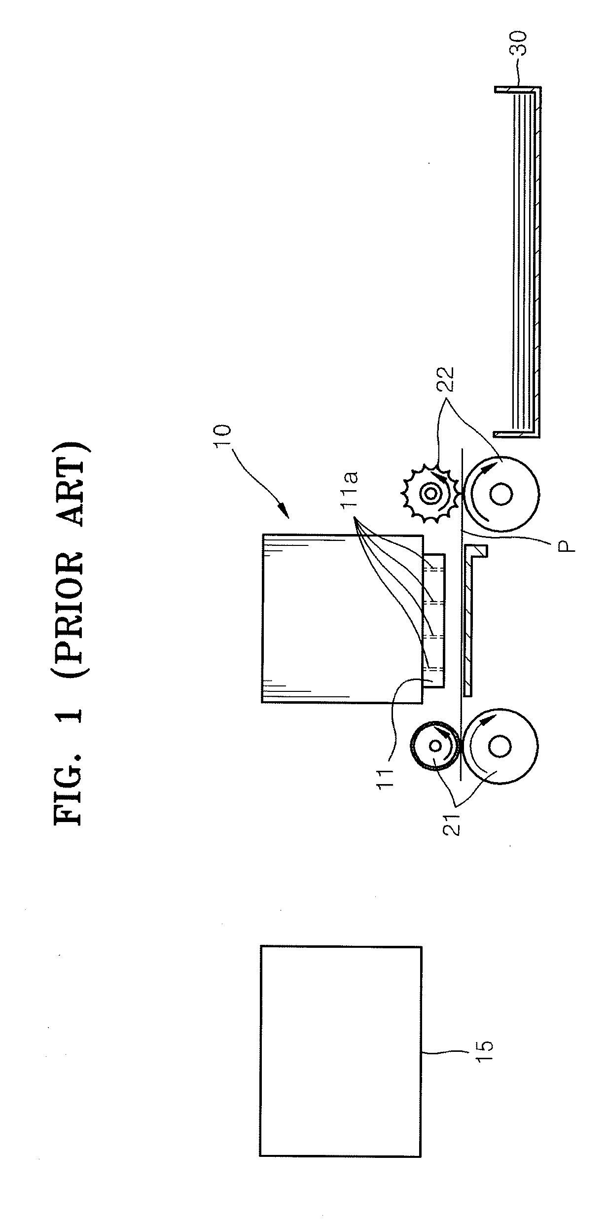 Bubble removing apparatus for inkjet printer and method of removing air bubbles using the same