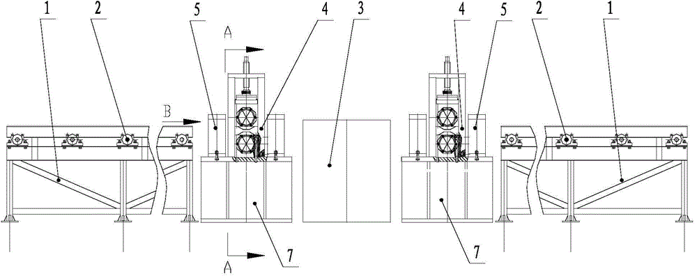 Device and method for movable positioning and shape-righting of workpieces subjected to continuous induction quenching