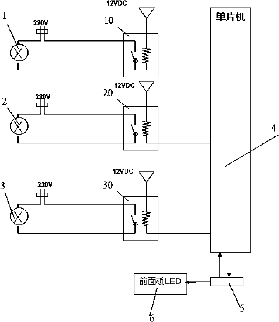 Microwave oven lamp and control method thereof