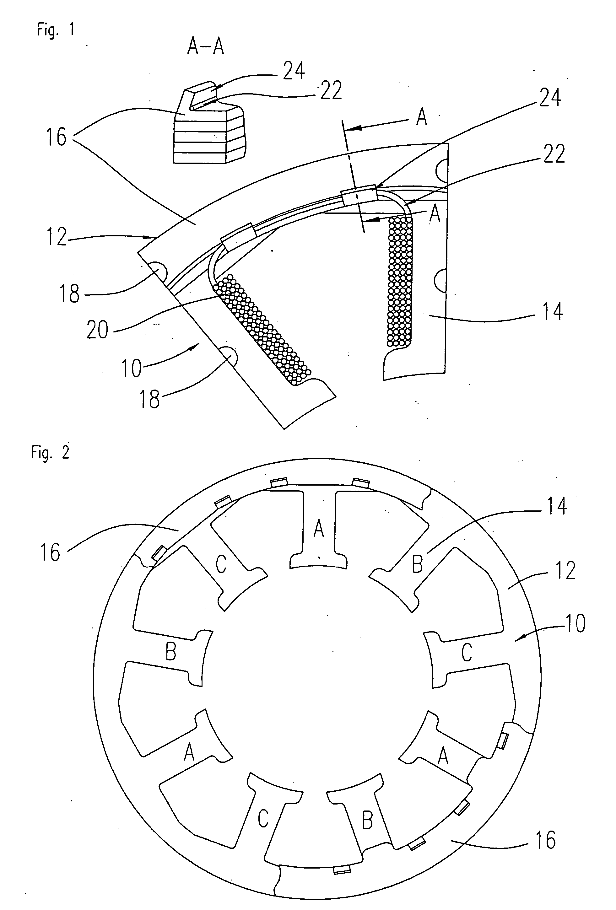 Stator arrangement for an electric machine and a method for manufacturing the stator arrangement