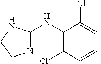 Novel clonidine formulation