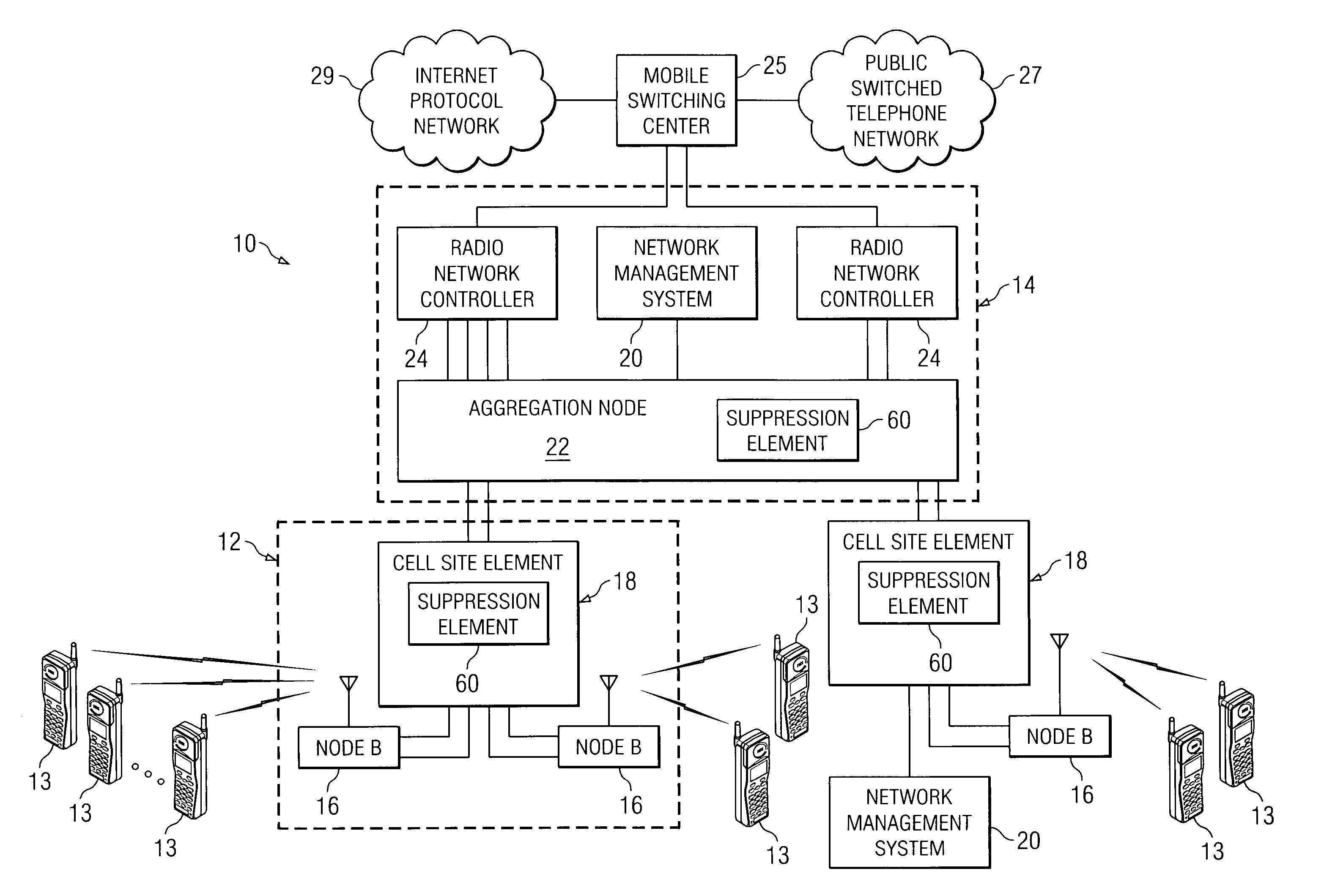 System and method for implementing suppression for asynchronous transfer mode (ATM) adaptation layer 2 (AAL2) traffic in a communications environment